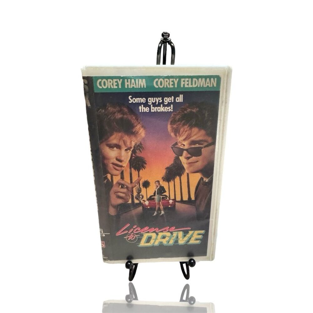 License to Drive VHS 1988 Comedy Corey Haim Feldman CBS Fox Video: CutBox